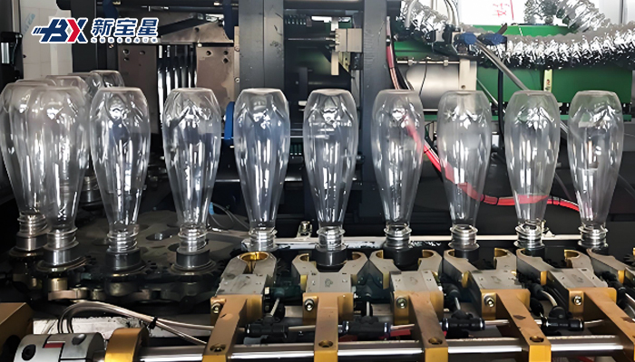 Bottle blowing machine lubrication guide