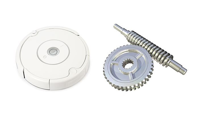 Noisy worn out gear reducers in robot vacuums