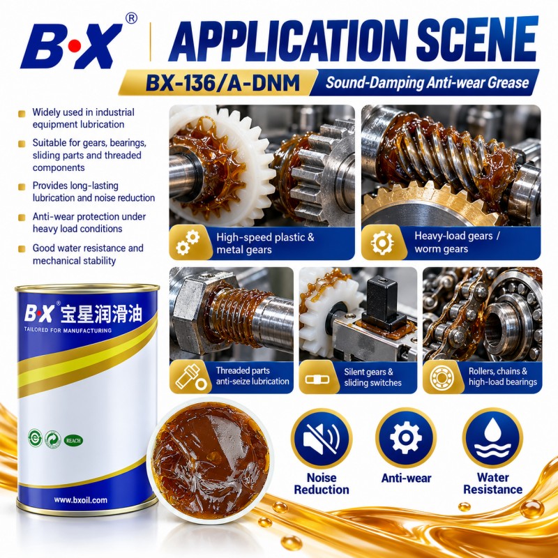 BX-136/1A Series Anti - noise extreme pressure gear grease