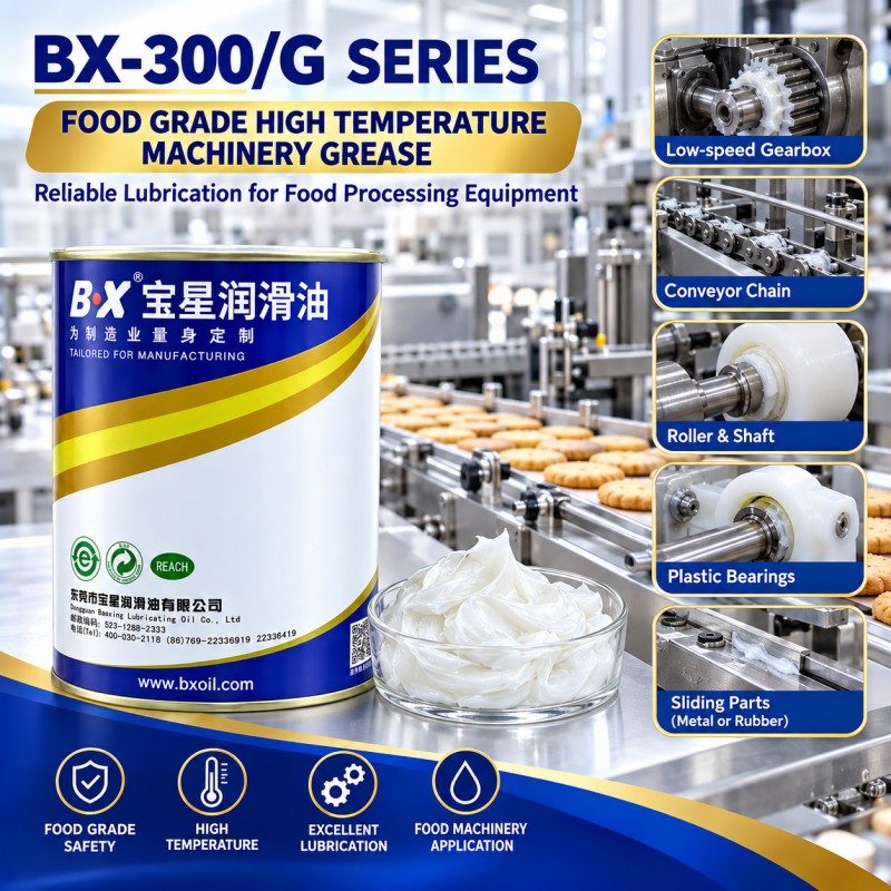 BX-300/G Series Food Grade Mechanical Lubrication High Temperature Grease