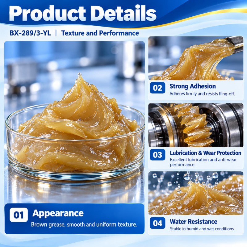 BX-289/3 Compound Lithium Based Anti Wear And Anti Noise Grease