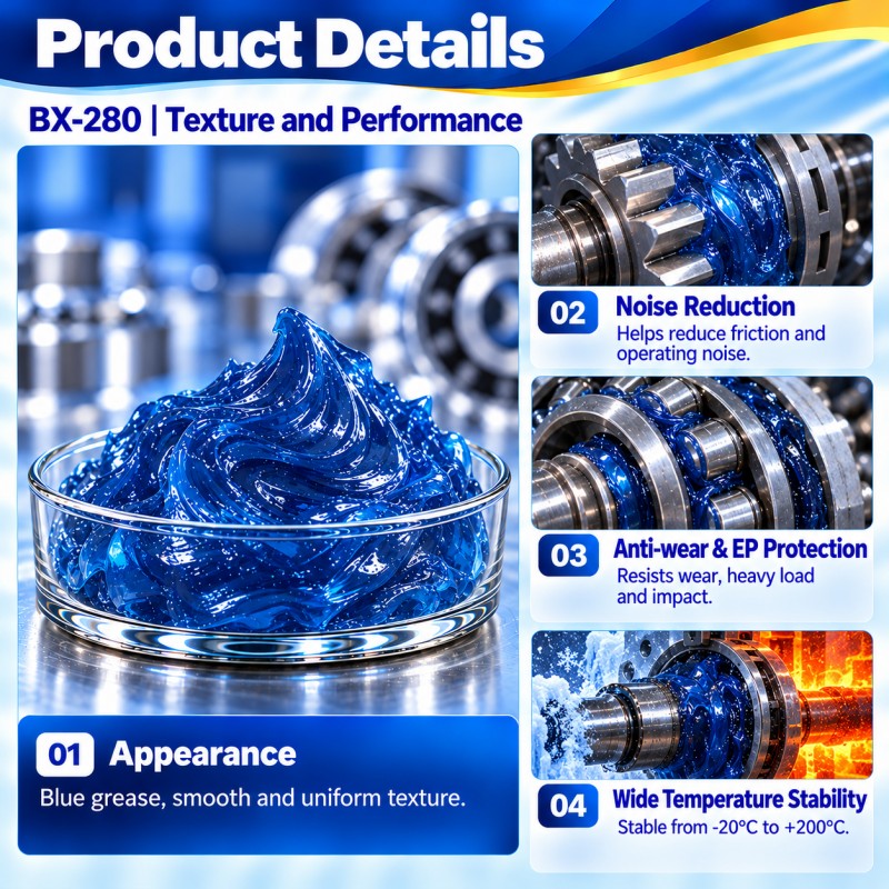 BX-280 Series High Temperature Silencing Oil Resistant to Extreme Pressure