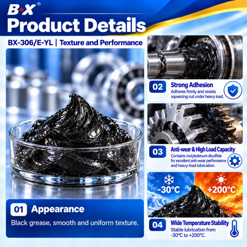 BX-306/E-YL High Temperature Molybdenum Disulfide Grease