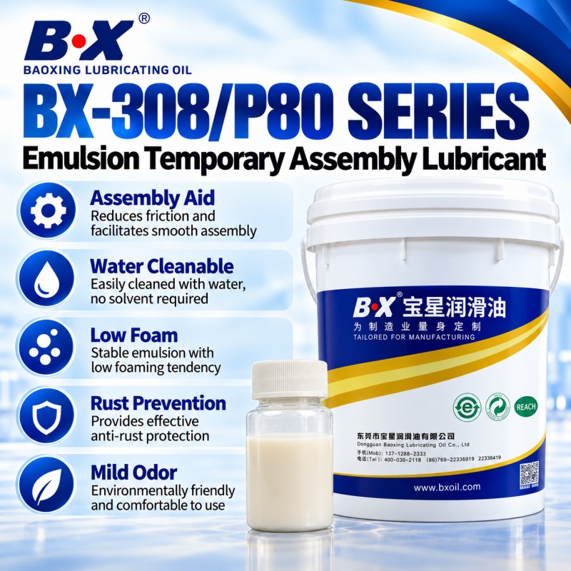 BX 308 P80 Emulsion Temporary Assembly Lubricant